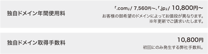 独自ドメイン取得