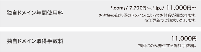 独自ドメイン取得